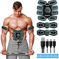 MHD TENS Pro - Ab Stimulator and Muscle Stimulator for Effortless Abs Toning and Muscle Activation, the Ultimate Home Gym Training Device