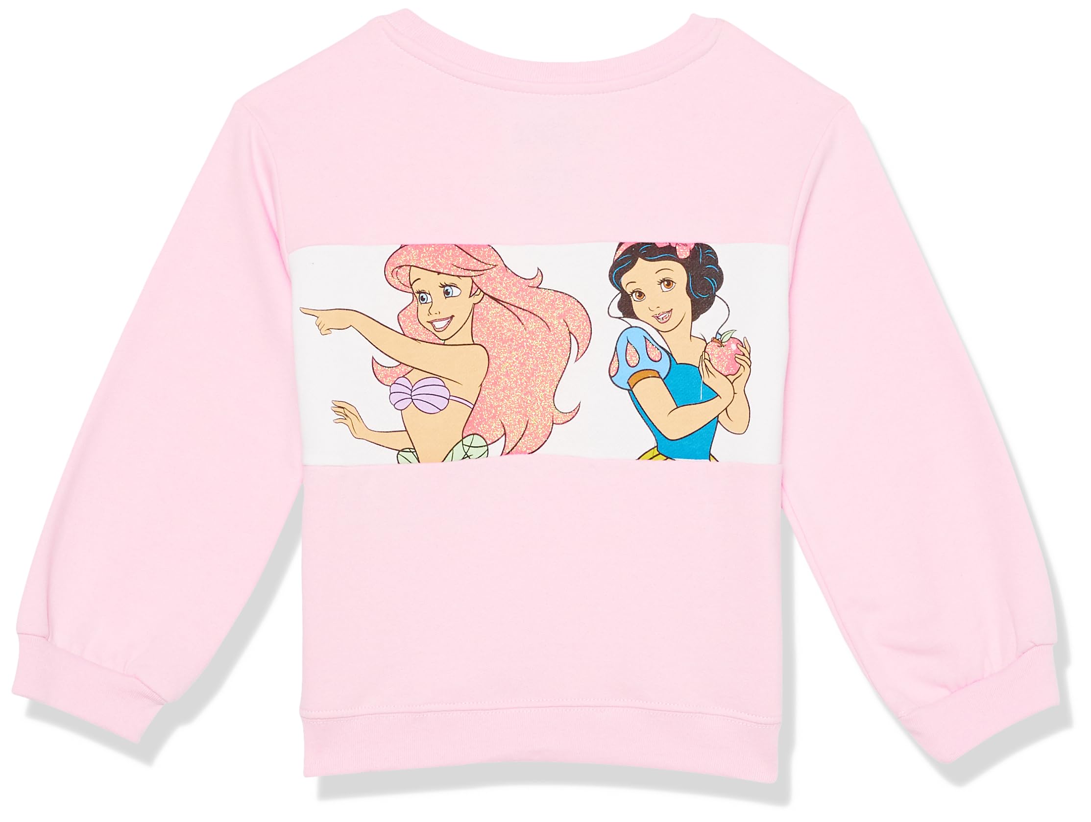 Disney's Princess Group Fleece Sweatshirt & Jogger Set - Cinderella, Tiana, Ariel, Snow White, Belle - Girls 2t-6x