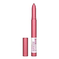 New York Super Stay Ink Crayon Matte Longwear Lipstick Makeup, Long Lasting Matte Lipstick with Built-In Sharpener, Limited Edition Birthday Collection, Spoil Me, 0.04 oz