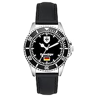 KIESENBERG L-1076 Soldier Gift German Army Armored Hunter Watch, Strap.