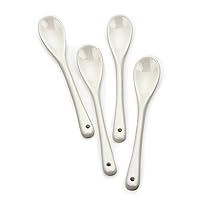Poached Egg Spoon, 4 Piece Set Multipurpose Use for Serving Jam, Honey or Soft Boiled Eggs, 5.5