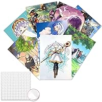 moriso Anime Posters (8 Pack with Wall Collage Kit) 11.2
