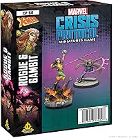 Marvel Crisis Protocol Rogue and Gambit Character Pack | Miniatures Battle Game | Strategy Game for Adults and Teens | Ages 14+ | 2 Players | Avg. Playtime 90 Minutes | Made