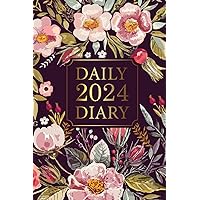 Daily Diary 2024 One Page Per Day: 365 days Fully lined with dated