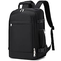 LXYGD Backpack For Women,Laptop Backpack 15.6 Inch Anti Theft Work Backpack College Bookbag Water Resistant Carry On Backpack Travel Backpacks Large Capacity Casual Daypack (Black)