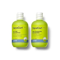 DevaCurl No-Poo Decadence Zero Lather Cleanser and One Condition Decadence Ultra-Rich Cream Conditioner, 12 fl oz | Bundle