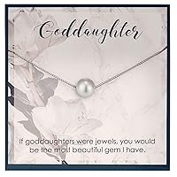 Goddaughter Gifts from Godmother, Goddaughter Necklace, Baptism Gift, First Communion Gifts Girl, Confirmation Gifts for Girls