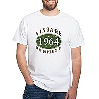 CafePress Vintage 1964 Birthday (Green) White T Shirt White Cotton T-Shirt
