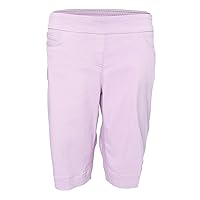SLIM-SATION Women's Golf Wide Band Pull On Short with Real Pockets