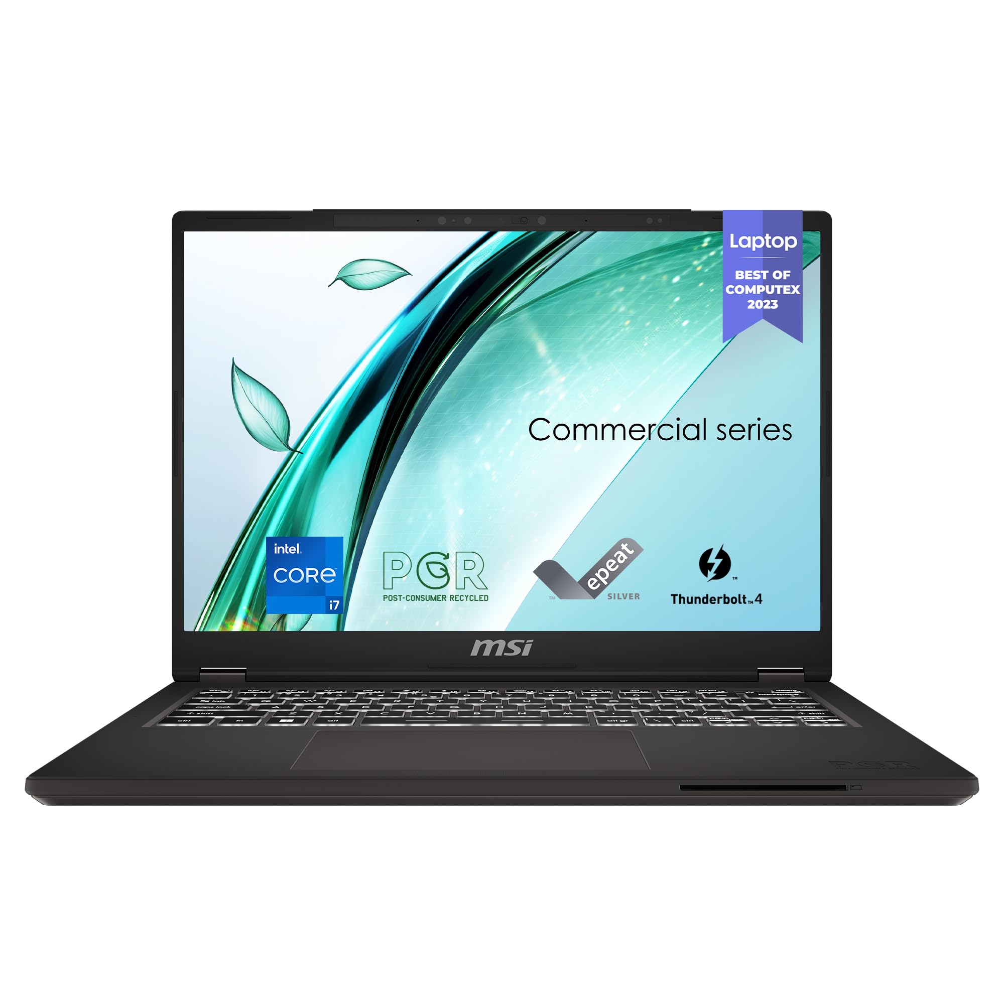 MSI Commercial 14 H Professional Laptop: 13th Gen Intel Core i5, 14” 60Hz Display, Intel Iris Xe, 16GB DDR4, 512GB NVMe SSD, Eco-Friendly, Fingerprint Reader, Win 11 Pro: A13MG-002US