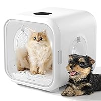 HomeRunPet Drybo Plus Automatic Pet Dryer Box - Ultra Quiet, Smart Temperature Control, 360° Efficient for Cats and Small Dogs