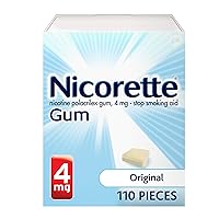 Nicotine Gum to Help Stop Smoking, 4 mg, Original Stop Smoking Aid - 110 Count