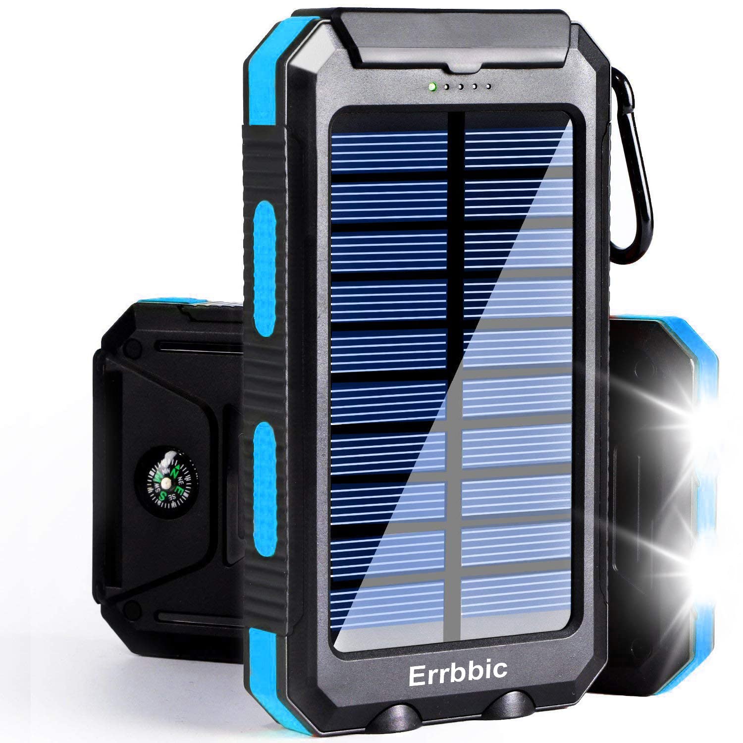 Mua Solar Power Bank Portable Charger 20000mah Waterproof Battery Backup Charger  Solar Phone Charger with Dual LED Flashlights and Compass for All  CellPhones, Tablets, and Electronic Devices trên Amazon Mỹ chính hãng