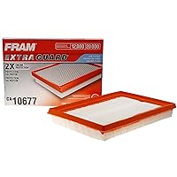 FRAM Extra Guard CA10677 Replacement Engine Air Filter for Select Lexus and Toyota Models, Provides Up to 12 Months or 12,000 Miles Filter Protection