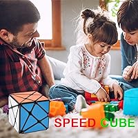 Mua 4-Pack YJ Cube Set - Included 3x3 YJ Fluctuation Angle Puzzle Cube - 2x3 YJ Wheel Puzzle Cube - 3x3 YJ Mirror Puzzle Cube 6 Color - 3x3 YJ Square King Puzzle Cube trên Amazon Mỹ chính hãng 2022 | 