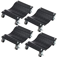 Car Dolly,Heavy Duty 4 Pack Tire Skates,Wheel Dolly Vehicle Tire Skates with 4400 lbs,Moving a Car Easy,360 Degree Rotatable Wheel