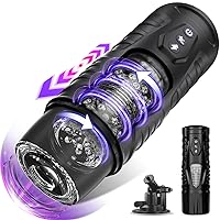 Automatic Male Masturbator Sex Toys for Men - Adult Toy Male Sex Toys with 7 Thrusting & 7 Rotating Modes,Hands Free Pocket Pussy Sex Machine with Visual Window & Suction Base Electric Penis Pump