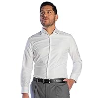 Dress Shirt Non-Iron Long Sleeve Button Down Regular Fit Business Casual Collared Shirts