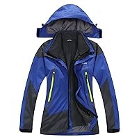 Kids 3in1 Outdoor Waterproof Jacket Girls Boys Sport Coat Sportswear