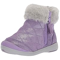 Stride Rite Girl's Chloe Sparkle Suede Bootie Fashion Boot
