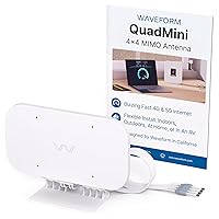 QuadMini: 4x4 MIMO External Antenna | Omnidirectional Antenna for 4G/5G Routers & Gateways | for T-Mobile Home Internet, Verizon, AT&T | Homes and RVs | Antenna Only
