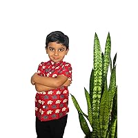 Animal Print 100% Cotton Shirt for Boys/Full Button Down Shirts/Cotton Shirts/Kids Summer Shirts/Kids Cotton wear