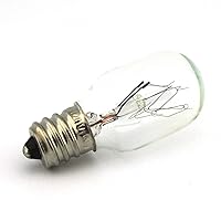Cutex Light Bulb, Screw-in, for Baby Lock, Brother, Elna, Necchi, Pfaff, White #7SCW