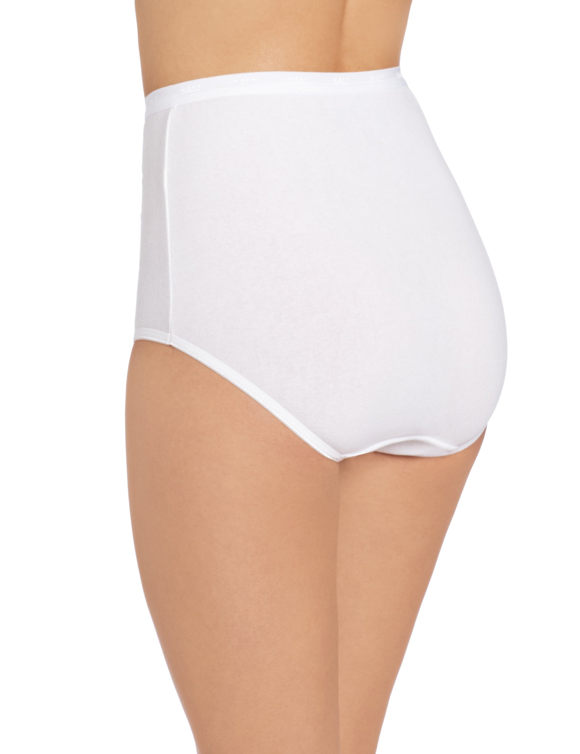 Bali Women’s Full-Cut-Fit Stretch Cotton Brief Panty, Women’s Cotton Underwear, Full Coverage Panties