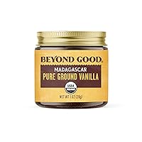 Organic Pure Ground Vanilla Powder | Pure Madagascar Grade A Ground Vanilla Beans for Bakers, Chefs, Ice Cream Makers, and Home Cooks | Beyond Good Vanilla
