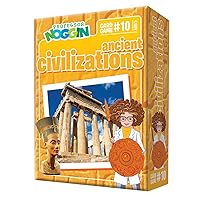 Professor Noggin's Ancient Civilizations Trivia Card Game - an Educational Trivia Based Card Game for Kids - Trivia, True or False, and Multiple Choice - Ages 7+ - Contains 30 Trivia Cards