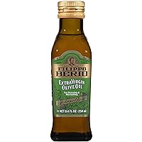 Filippo Berio Extra Virgin Olive Oil, 8.4 Ounce Glass Bottle (Pack of 12)