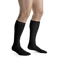 JOBST Activewear 20-30 mmHg Knee High Compression Socks, X-Large Full Calf, Cool Black
