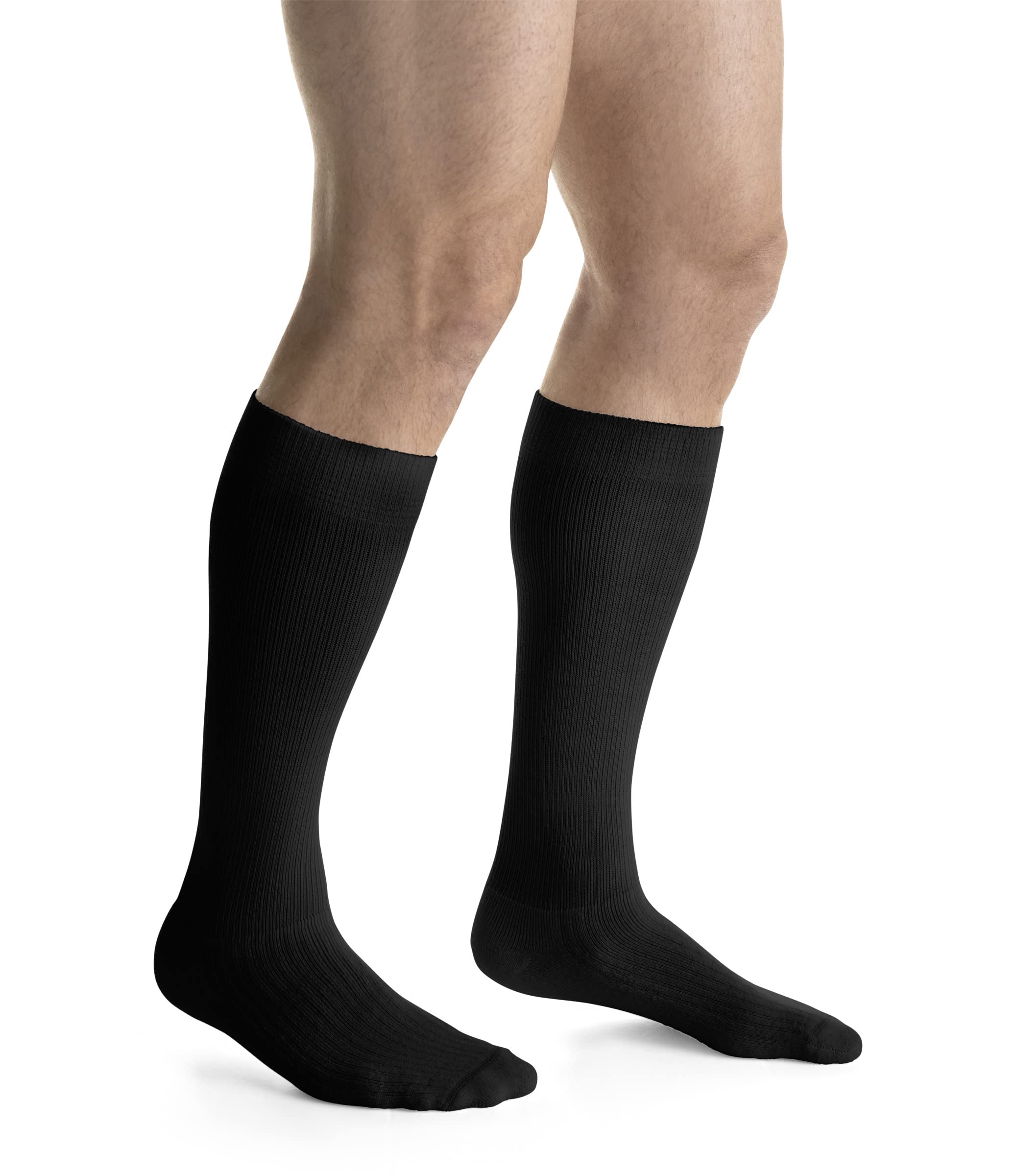JOBST Activewear 20-30 mmHg Knee High Compression Socks, Medium, Cool Black