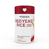 Red Yeast Rice Plus 1200mg ♡ - With 850mg of Natural Phytosterols- Gluten FREE - One Month Supply