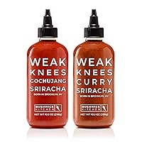 Weak Knees Gochujang Sriracha + Weak Knees Curry Sriracha Bundle Set