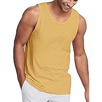 Hat and Beyond Mens Tank Top Soft Performance Boxing Gym Shirts Plain Muscle Tee