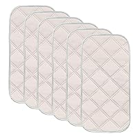 Sunny zzzZZ 6 Pack Baby Waterproof Changing Pad Liners - Quilted Thicker Ultra Soft Changing Table Cover Liners - Durable & Easy to Clean - Pink - 23