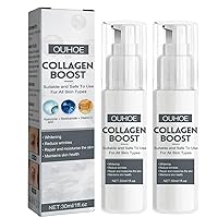 2024 New Collagen Boost Anti-Aging Serum, OUHOE Collagen Boost Anti Aging Serum for Face, Collagen Anti Wrinkle Cream, Collagen Facial Essence for Women (2 bottles)