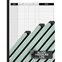 Blood Pressure Log: Simple Blood Pressure Record Log Book for Daily Tracking, Large Print