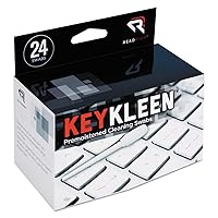 RR1243 KeyKleen Premoistened Cleaning Swabs 24/Box