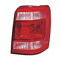 DEPO 330-1938R-UC Replacement Passenger Side Tail Light Assembly (This product is an aftermarket product. It is not created or sold by the OE car company), Red