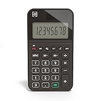 TRU RED TR130 TR130 8-Digit Pocket Calculator, Black