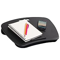 LAPGEAR Basic Lap Desk with Device Ledge and Cushion - Black - Style No. 44308