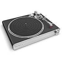 Victrola Stream Carbon Turntable - 33-1/3 & 45 RPM Vinyl Record Player, Works with Sonos Wirelessly, High Precision Cartridge, Semi-Automatic, Wi-Fi, RCA, Pre-Amp Out, Sleek & Stylish, Matte Finish