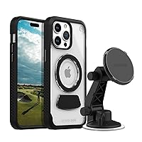 Rokform - iPhone 15 Pro Max Eagle 3 Clear Case + Magnetic Windshield Suction Phone Mount