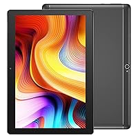 Tablet 10 inch with 32 GB Storage, Android Tablet, Quad Core Processor, IPS HD Display, 8MP Camera, GPS, FM, 2.4Ghz & 5G WiFi with Micro HDMI Port - Black