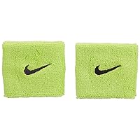 Nike Swoosh Wristbands (Atomic Green/Black, Osfm)