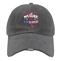 Nurse for Trump Hats Cute Hat Dark Grey Mens Baseball Cap Gifts for Son Baseball Hat