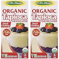 Let's Do Organics Organic Tapioca Granules, 6 oz (Pack of 2)