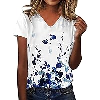 Women's Tops Summer Sexy Off The Shoulder Crop Tops Long Bell Sleeve Casual Floral/Solid Short Blouses for Women